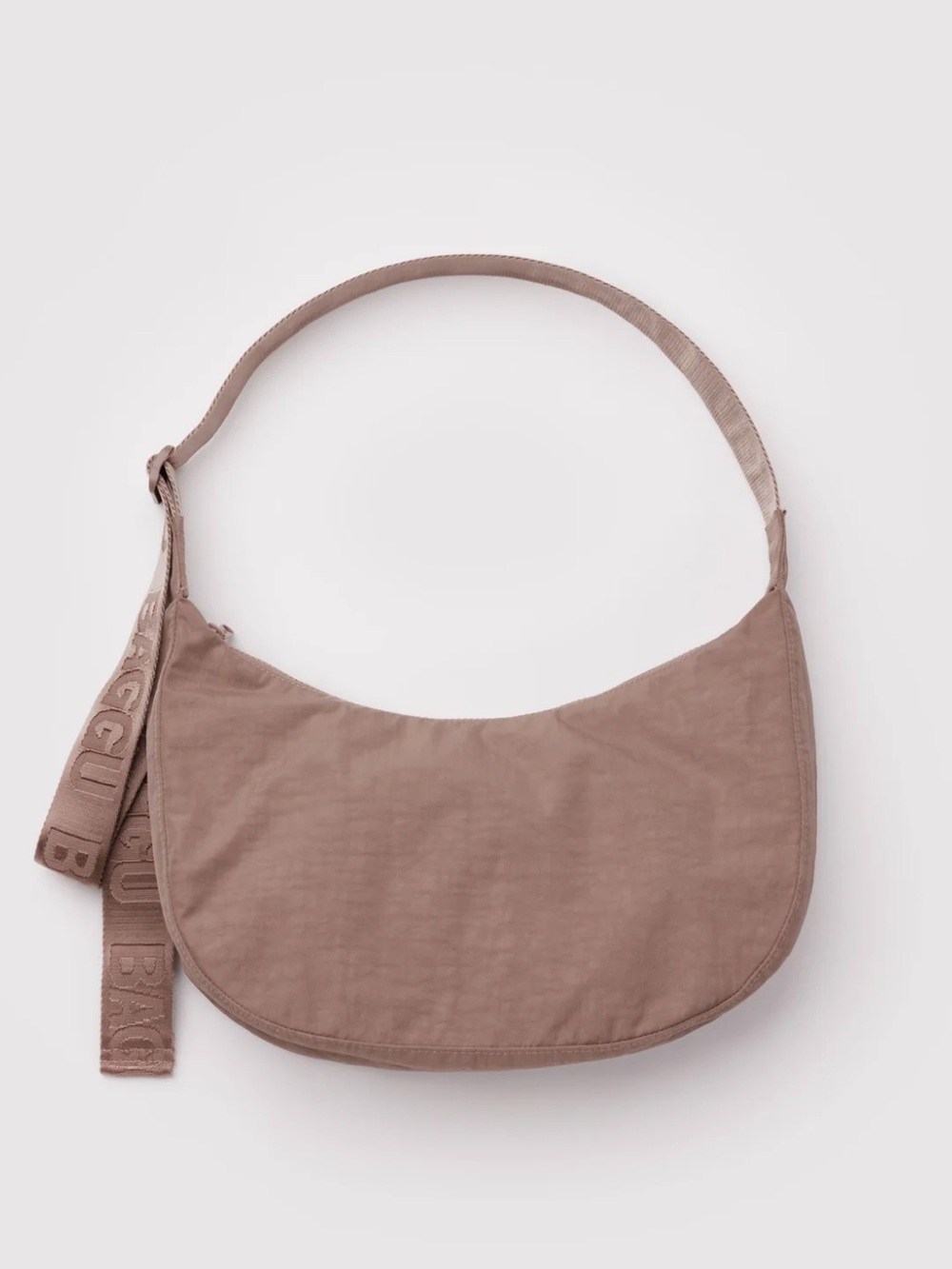 baggie medium crescent toasted almond